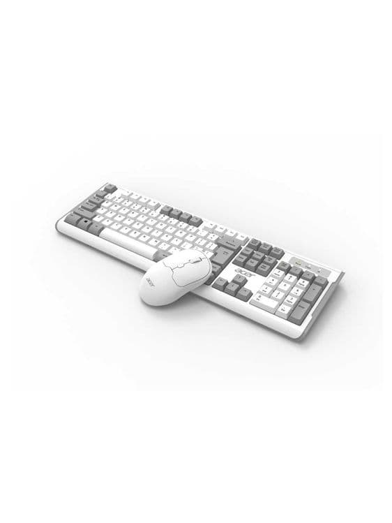 Клавиатура + Мышь Acer / OKBOAO / (White & Grey)  / Беспроводной / — 1