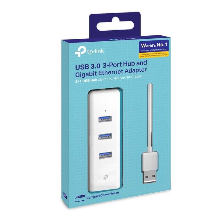 USB хаб и гигабитный Ethernet-адаптер TP-Link UE330 — 1