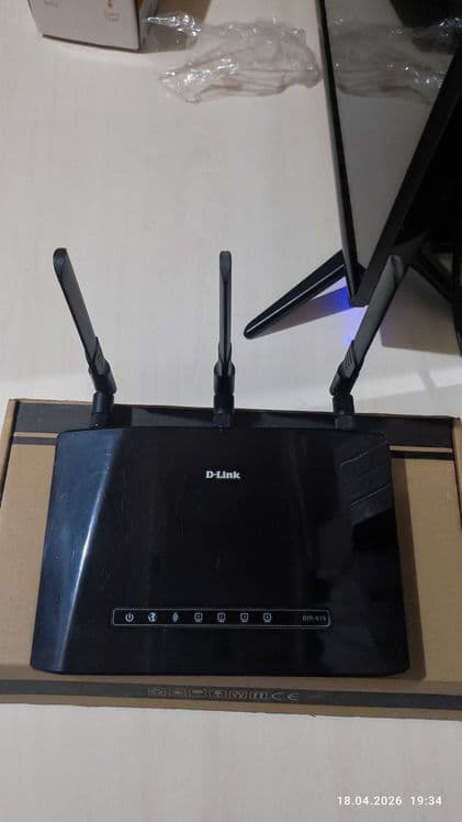 Wifi Router D-link Dir 619 /Состаяние идеалный / Оптика/ — 1