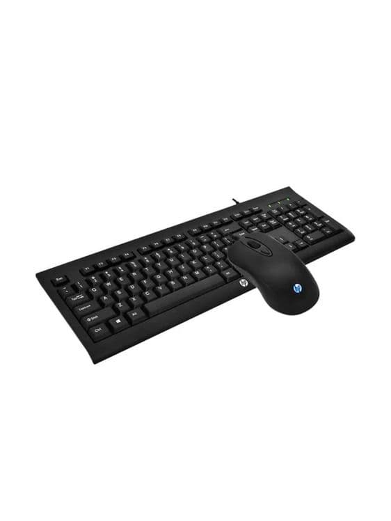Клавиатура + Мышь HP / KM100 / Чёрный (Black) / Проводной / — 2