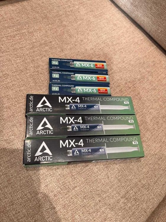 Термопаста Arctic Mx6 Mx4 8gr 45gr — 1