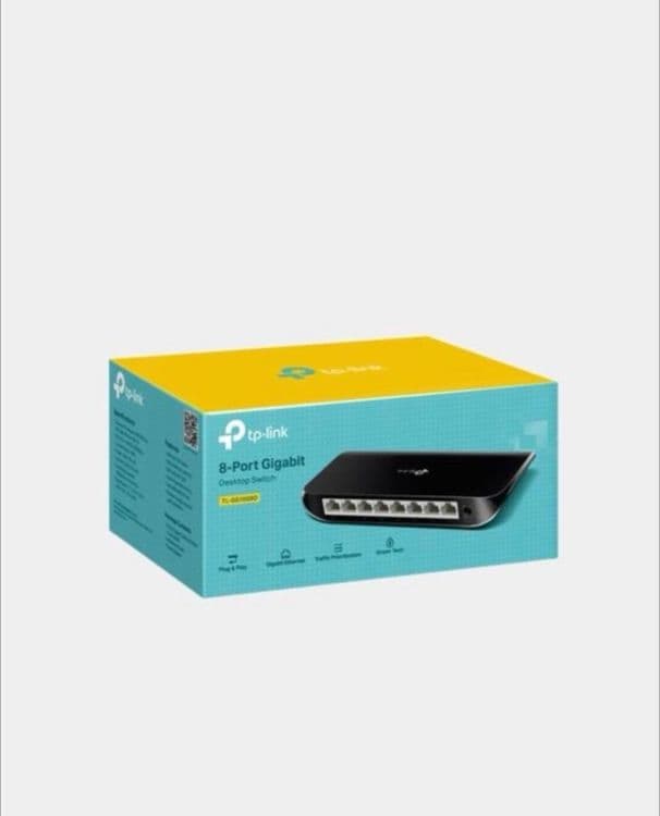 Tp link Switch Hub 8 гигабитных портов RJ45 — 1