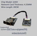 Dual Lan доп сетевая карта для мини пк Dell Lenovo HP mini PC rtl8111f