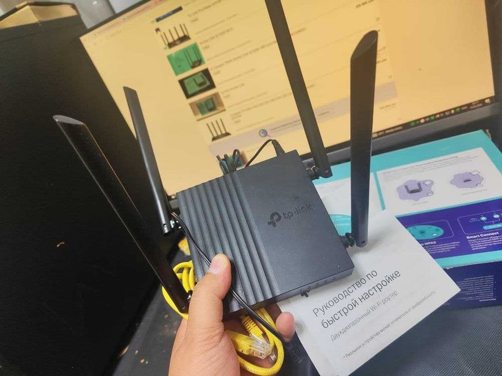 gigabitli Wi-Fi AC1200 routeri Archer c64 TEZ arzon — 2