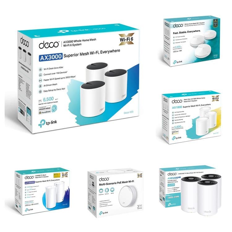 # TPLink Deco E4 S7 X50Pro X60 X50PoE BE65 Mesh WiFi Деко Меш система — 1