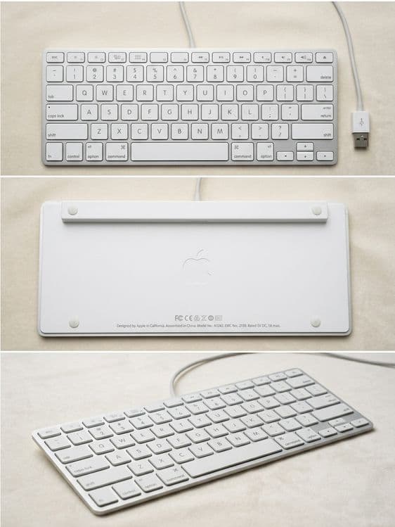 Оригинальная компактная клавиатура Apple Keyboard (A1242) USB — 1