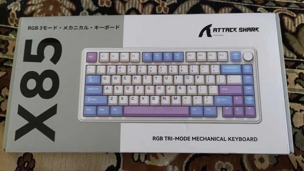 Attack shark x85 wireless mechanical keyboard. attack shark klaviatura — 3