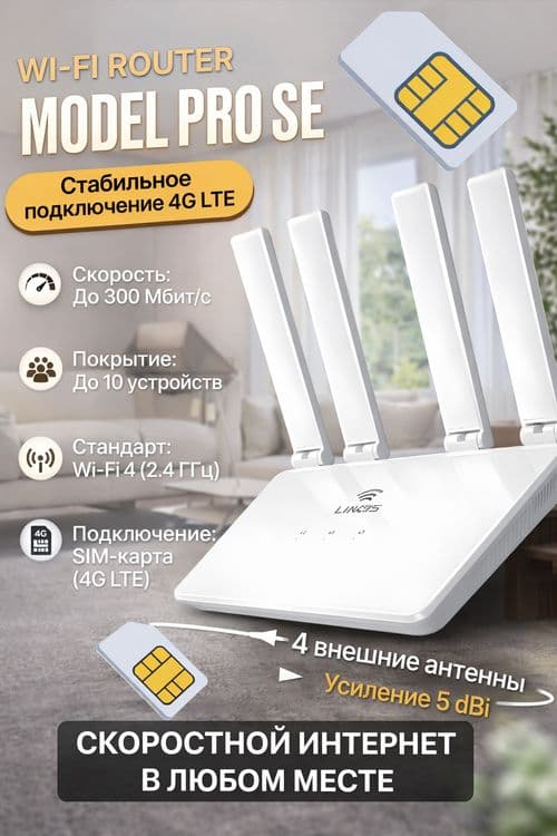 CPF906 WiFi Router 4G CPE LTE Sim Karta Router, вифи роутер — 1