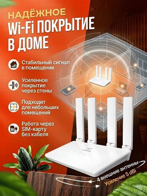 CPF906 WiFi Router 4G CPE LTE Sim Karta Router, вифи роутер — 3