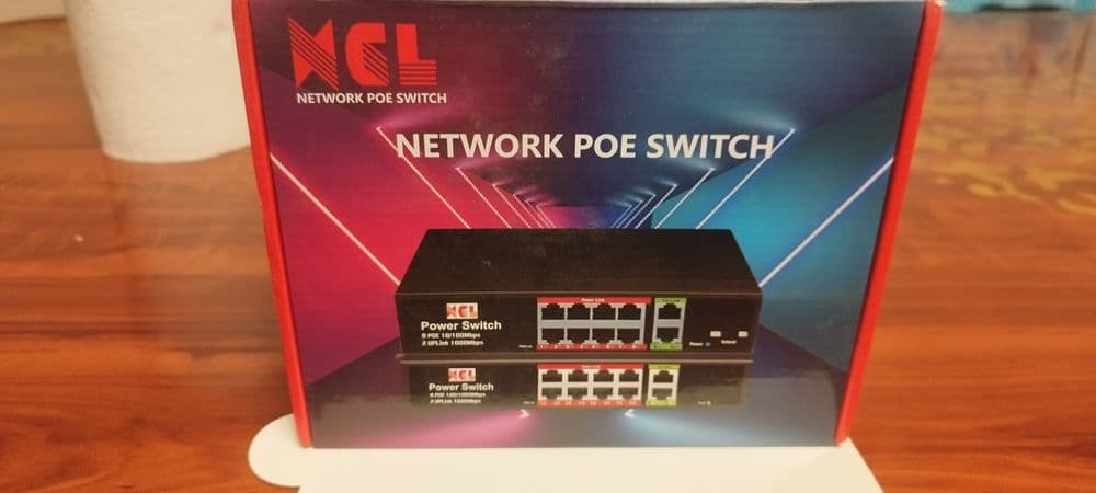 POE switch 8 port +2 port Gigabit — 1