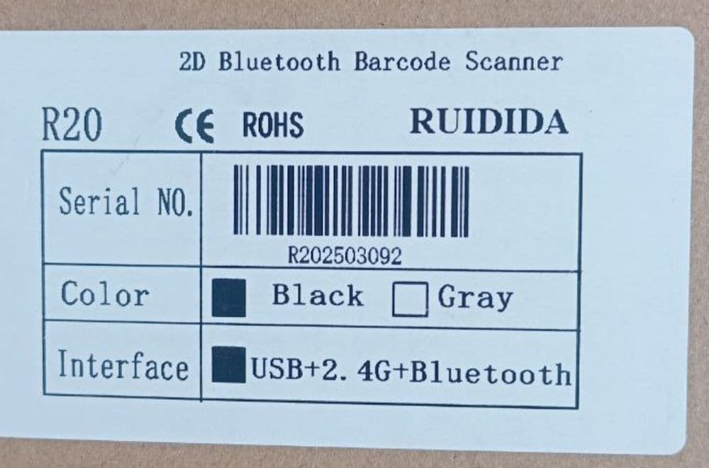 Skayner штрих сканер скайнер сканер Ruidida r20 2d — 5