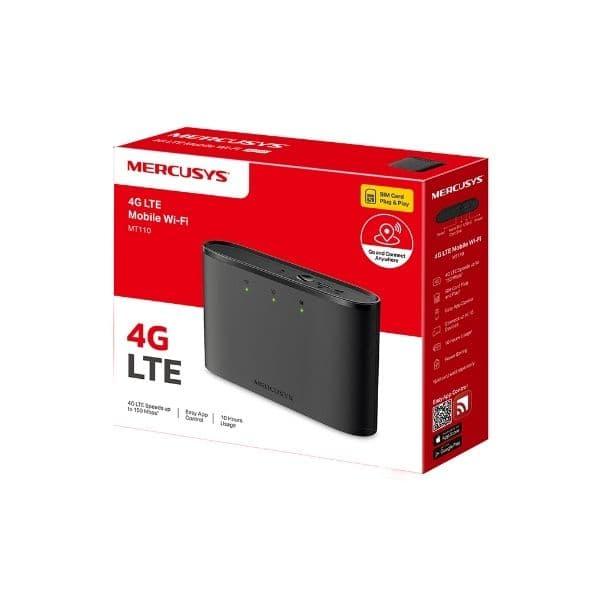 # 4G LTE Mercusys MT110 WiFi Router 150Mbps Портативный роутер SIMCard — 1