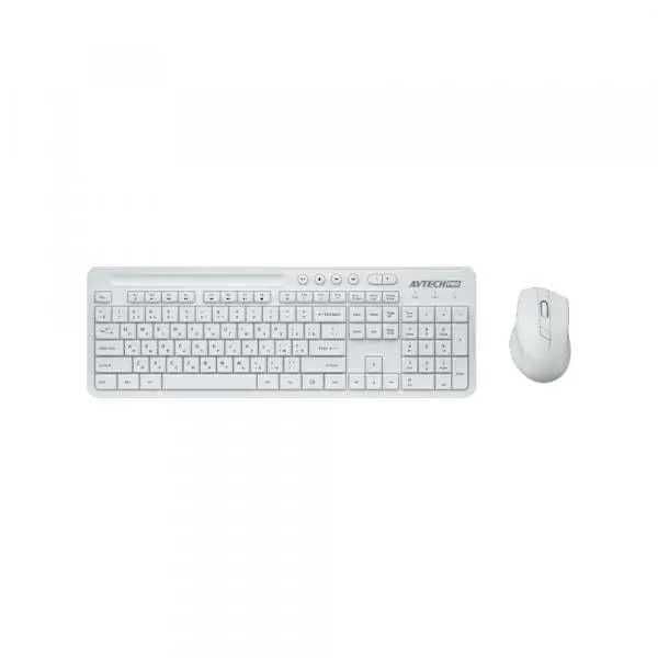 Клавиатура и мышь KB+Mouse AVTech Pro C305/306 (Black) (White)+ — 4
