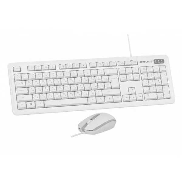Клавиатура и мышь KB+Mouse AVTech Pro C305/306 (Black) (White)+ — 6
