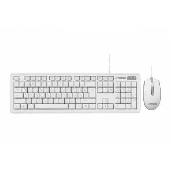 Клавиатура и мышь KB+Mouse AVTech Pro C305/306 (Black) (White)+ — 7