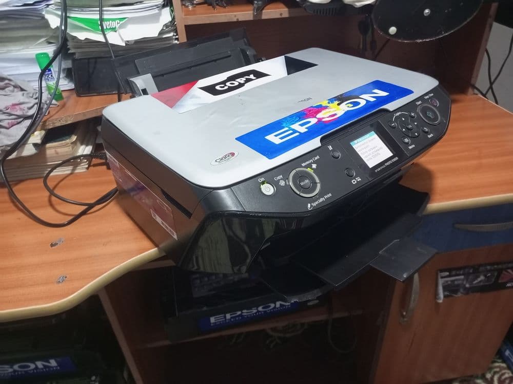 6 ta Rangli Epson 720 Wi Fili simsiz masofadan ishlidi Rasmdagilar bor — 4