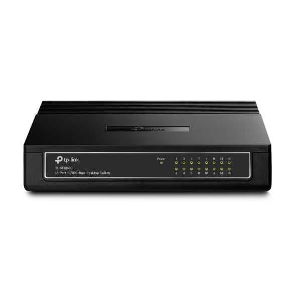 Tp Link TL-SF1016D 16-портовый 10/100 Мбит/с настольный коммутатор — 3
