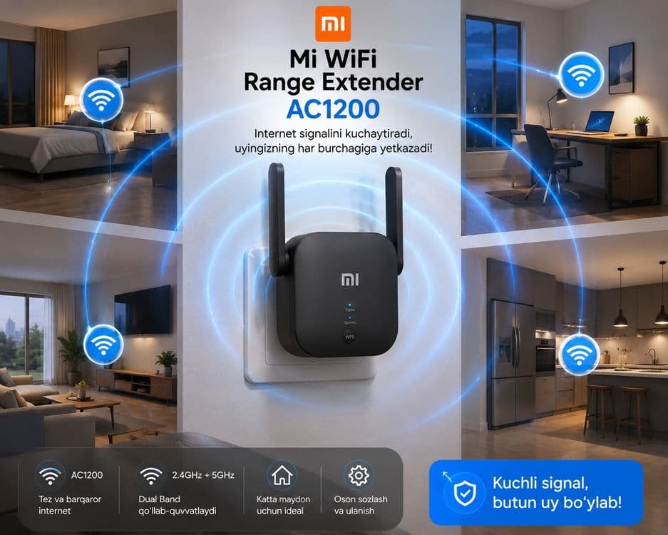 WiFi Signal Kuchaytirgich Xiaomi AC1200 — 2