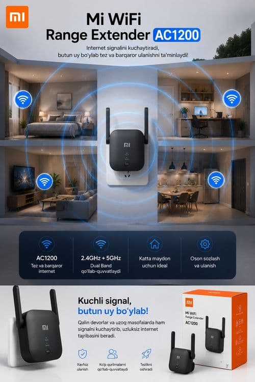 WiFi Signal Kuchaytirgich Xiaomi AC1200 — 4