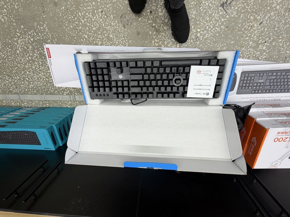 HP GK100F mechanical keyboard — 5