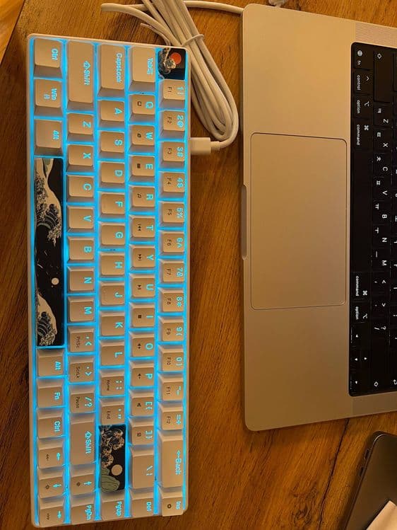 HXSJ V800 mexanik o'yin klaviaturasi | RGB | Yangidek holatda — 3