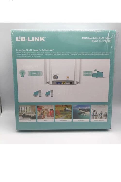 Lb link Беспроводной wifi модем роутер 4 антены — 6