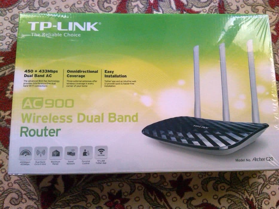 Роутер TP-Link Archer c20 AC900(EU) Оптика.Европейский вариант — 1