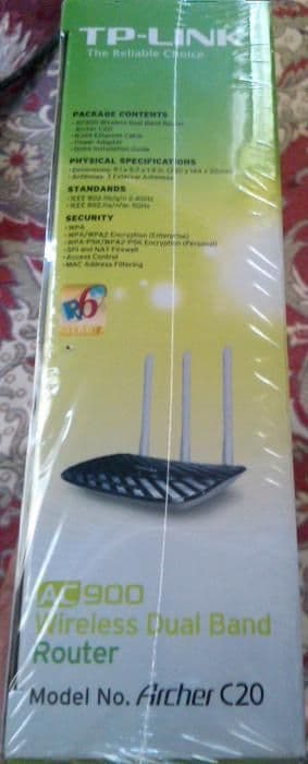 Роутер TP-Link Archer c20 AC900(EU) Оптика.Европейский вариант — 3