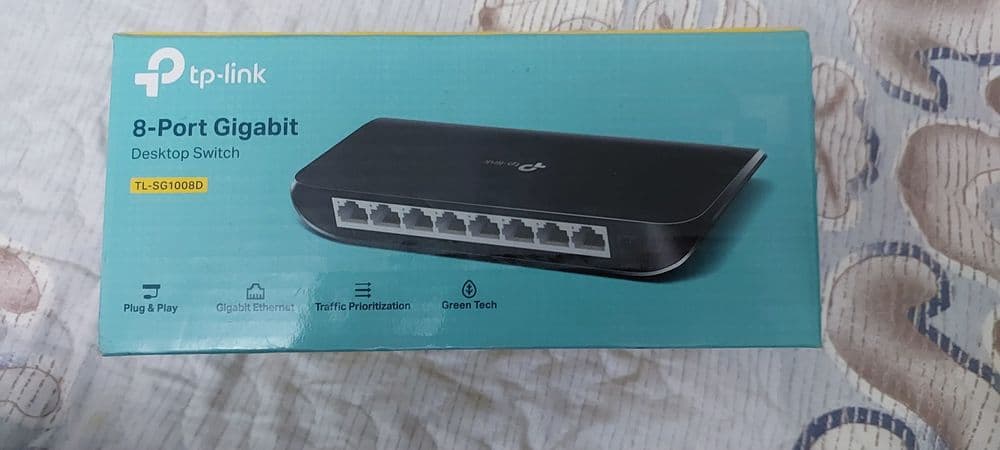 TP-Link TL-SG1008D, 8 портов, Gigabit — 1