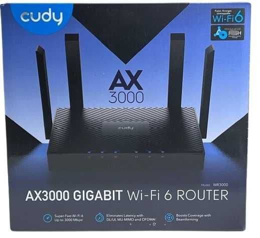 Wi fi router  Cudy Wr 3000   5 ГГц  chastotali — 4