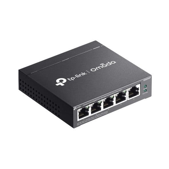 # TPLink ES205GP 5 Port Gigabit 4 port PoE+ Switch Гигабитный PoE Свич — 1