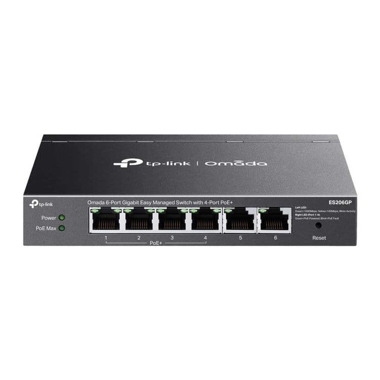 Сетевой коммутатор Omada	TP-Link	ES206GP — 1