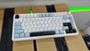 aula f75, Ajazz ak 820. Механическая клавиатура синие и кремовые