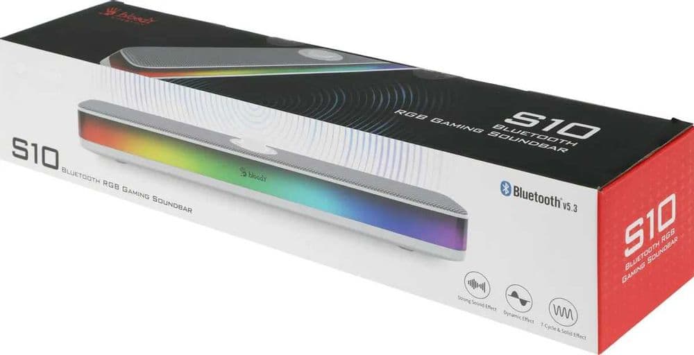 Bloody S10 Bluetooth RGB (BLACK / WHITE) Игровая колонка+ — 4