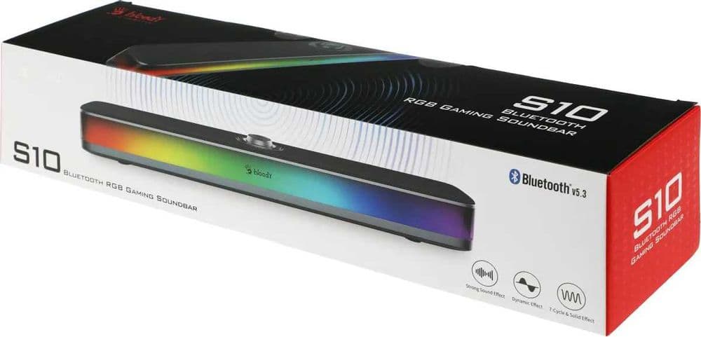 Bloody S10 Bluetooth RGB (BLACK / WHITE) Игровая колонка+ — 8