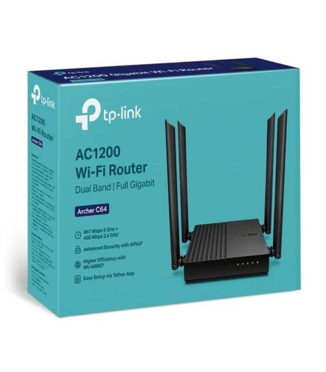 TP-Link Archer C64 / AC1200 Dual-Band Wi-Fi Роутер (Router) + — 1