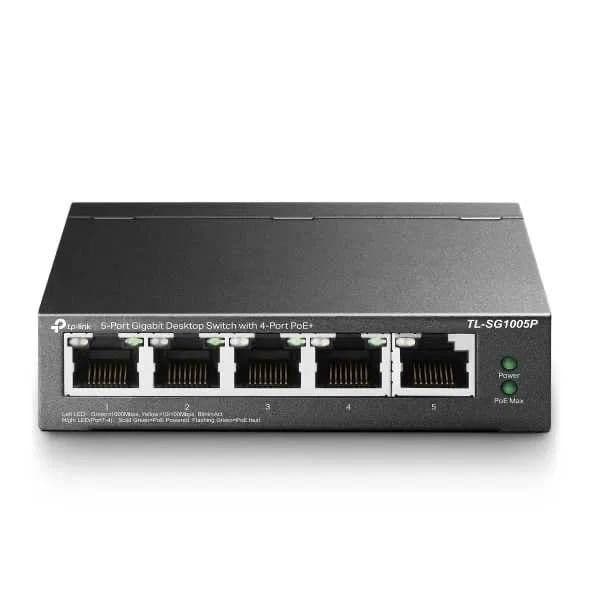 TP-LINK 5 портов Gigabit - TL-SG1005P (65W) Коммутатор Switch POE!!! — 2