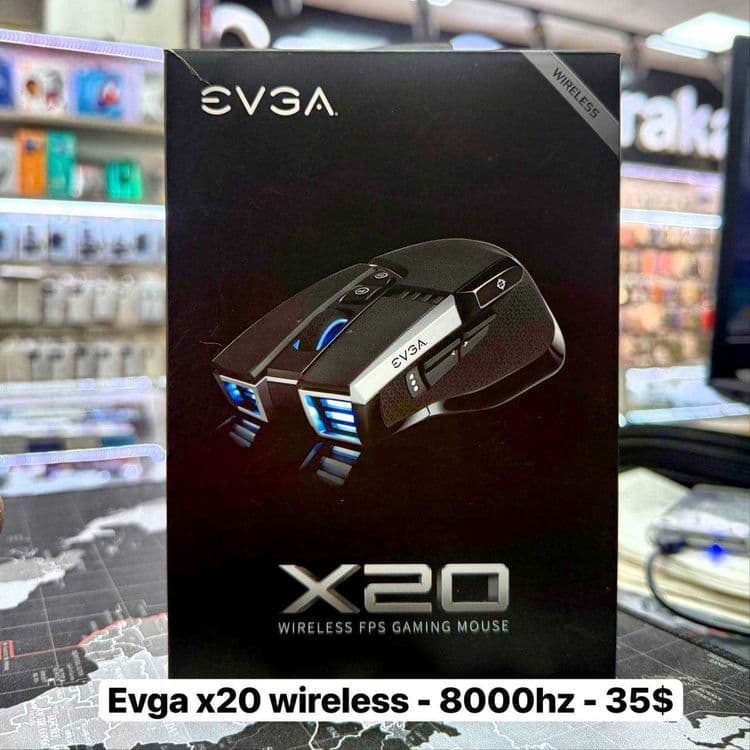 a28electronics предлагает игровая беспроводная мишка EVGA X20 - 8000hz — 1