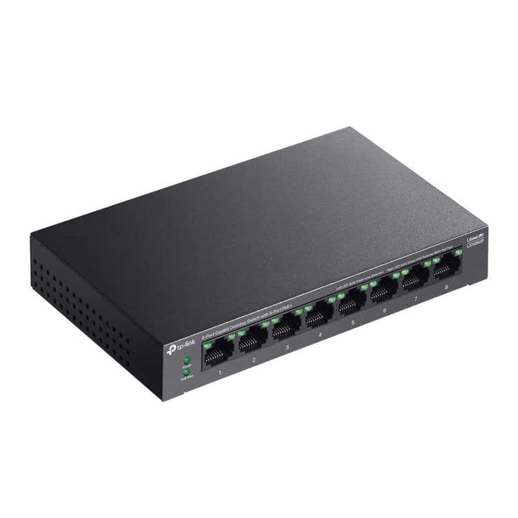 Tp Link LS108GP |8-портовый PoE+ гигабитный настольный коммутатор — 2
