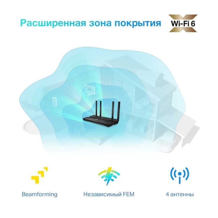 ЕСТЬ Роутер (Router) TP-Link Archer AX1500/AX1500 Wi-Fi 6 Router*-* — 7