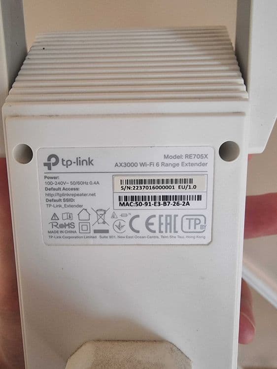 Wi-Fi усилитель сигнала TP-Link RE705X — 2