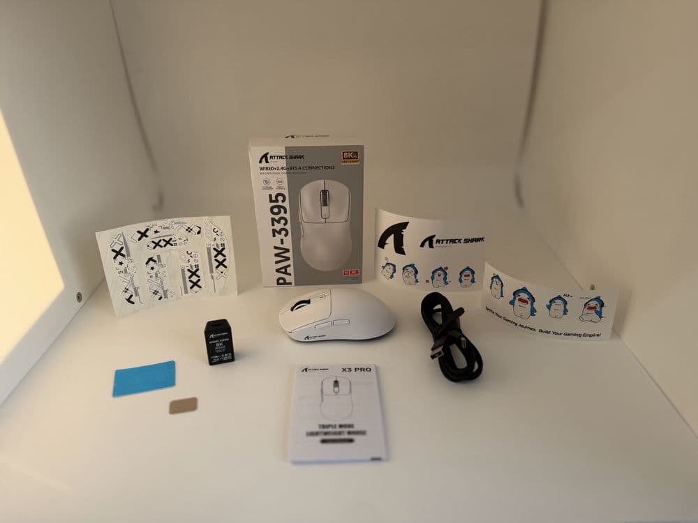 G pro dizayn ATTACK SHARK X3 pro va R11 ultra — 4
