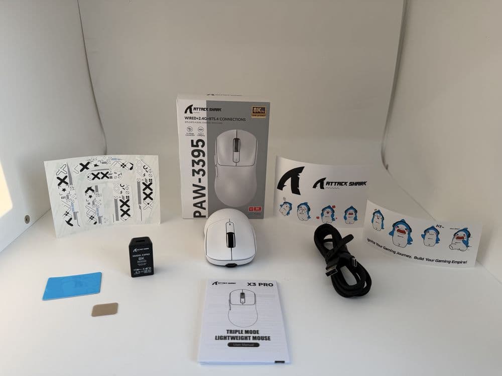 G pro dizayn ATTACK SHARK X3 pro va R11 ultra — 5