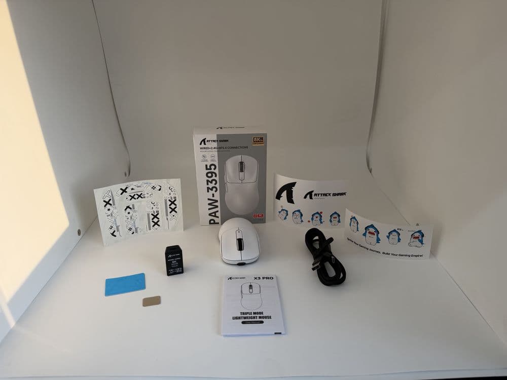 G pro dizayn ATTACK SHARK X3 pro va R11 ultra — 6