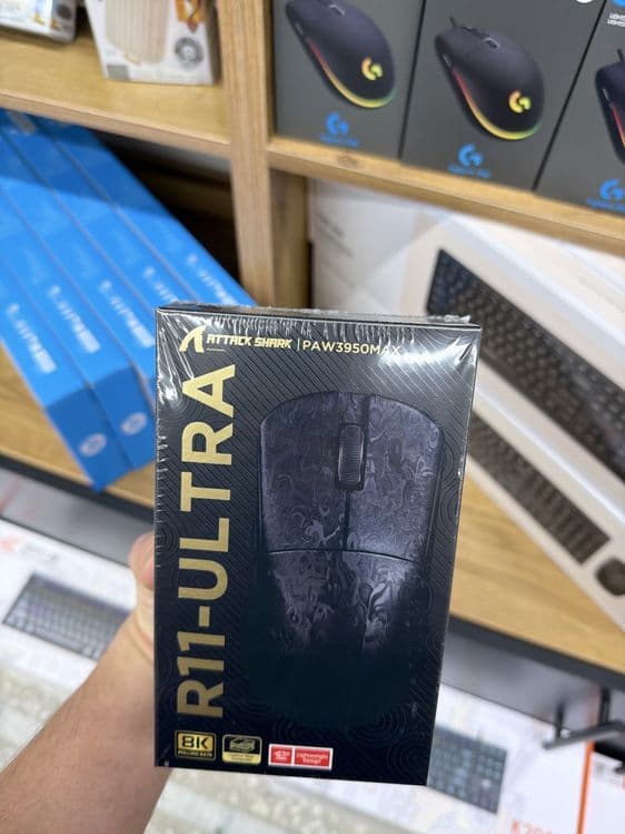 G pro dizayn ATTACK SHARK X3 pro va R11 ultra — 8
