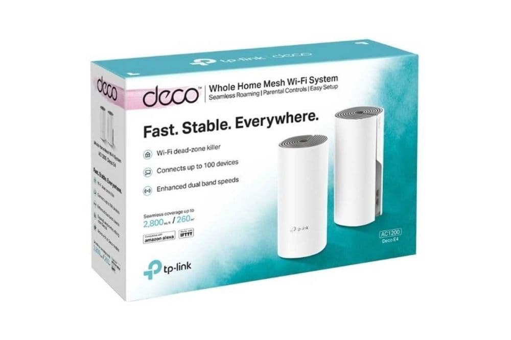 Tp Link Deco E4 (2 шт) Домашняя Mesh Wi-Fi  в РАССРОЧКУ (UZUM NASIYA) — 2