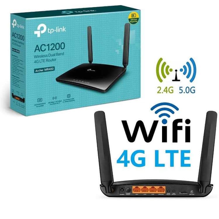 TP-LINK Archer MR400 4G LTE Wi-Fi роутер/ в рассрочку (UZUM NASIYA) — 4