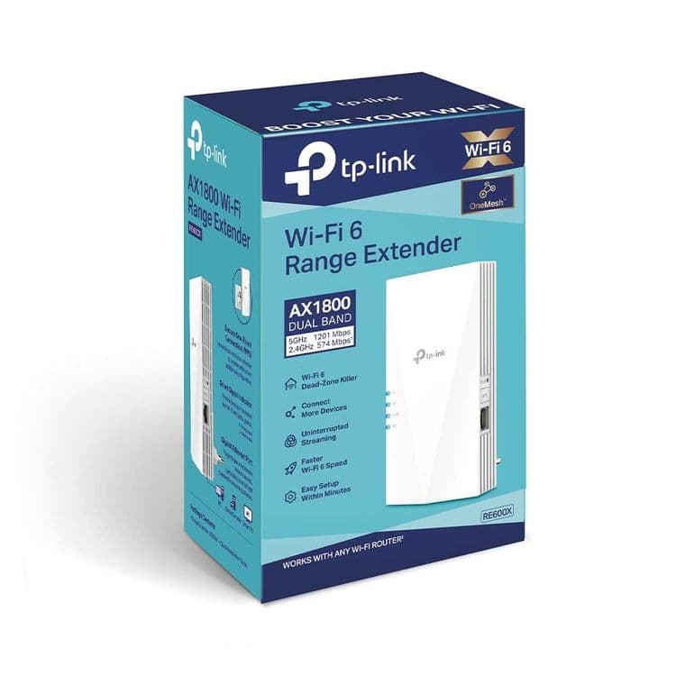 есть TP-Link RE600X / AX1800 Wi-Fi 6 Усилитель сигнала Wi-Fi + — 1