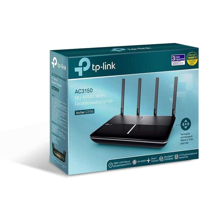 TP-Link Archer C3150/A64    Dual-Band Wi-Fi Роутер (Router) + — 1