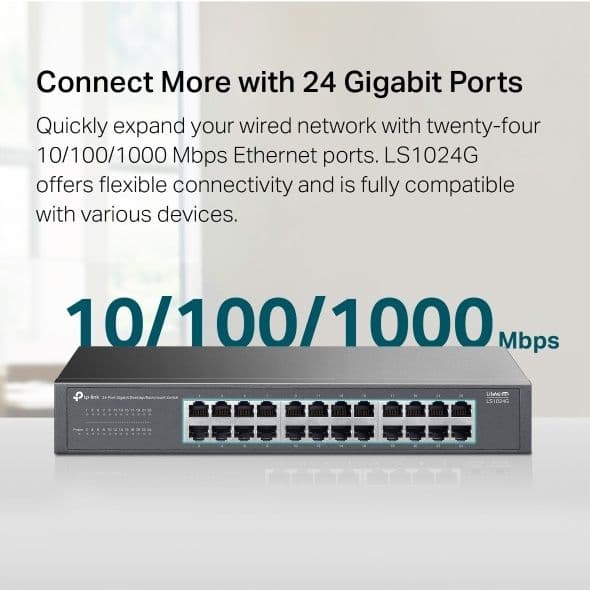 # 24port TPLink LS1024G LiteWave Hub Switch Gigabit Коммутатор Свич — 6